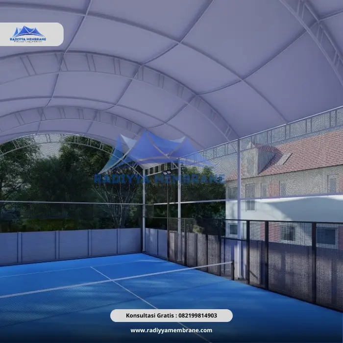 Kanopi Membran Lapangan Padel