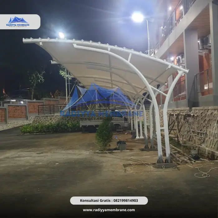 Kanopi Membran Area Parkir Bekasi