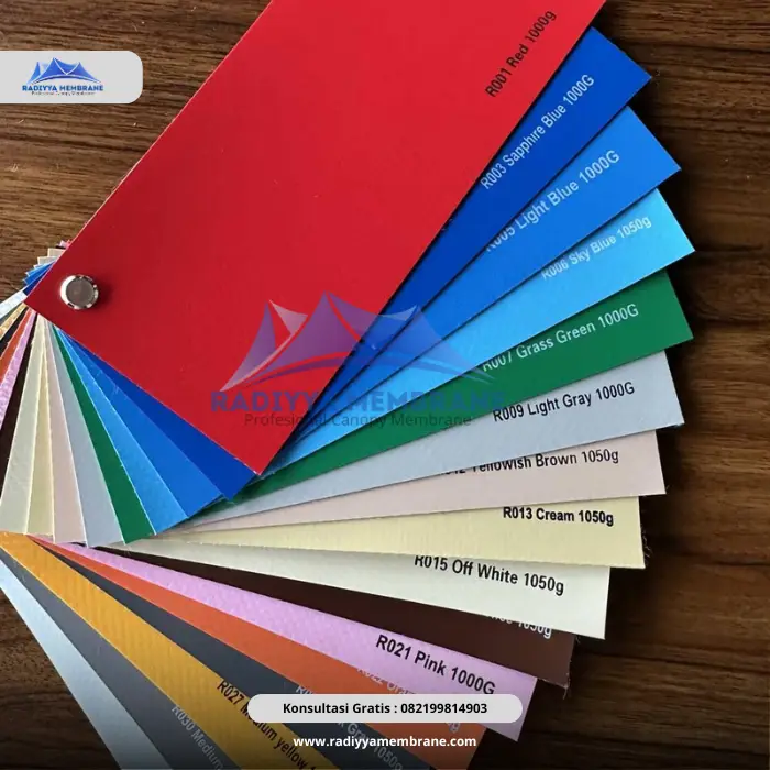Pilihan Warna Kain Membran