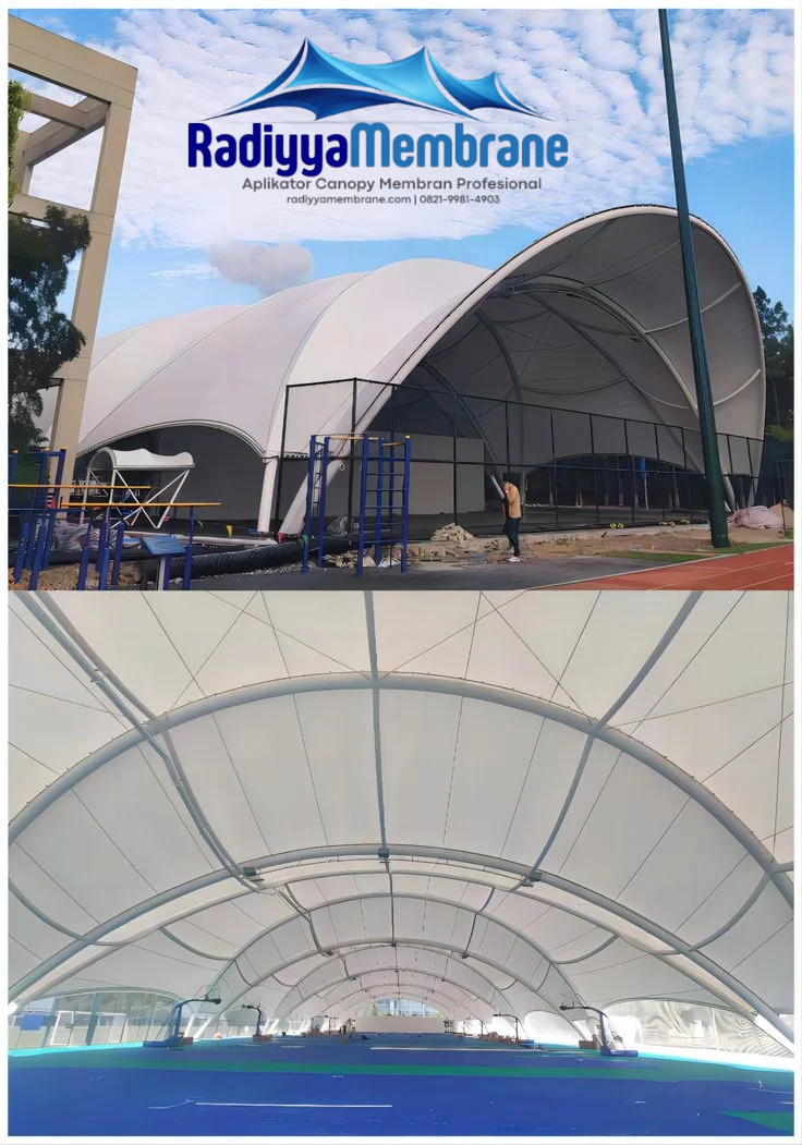 Konsultasi Kanopi Membrane Jakarta Timur Lapangan Padel