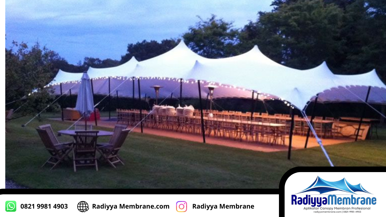 Kanopi Membrane Tegal - Area Kafe & Usaha