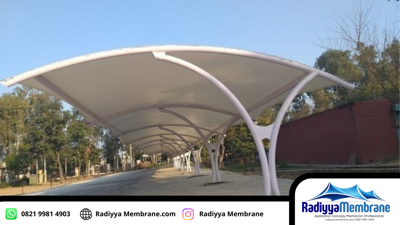 kanopi membran cilengsi proyek 4