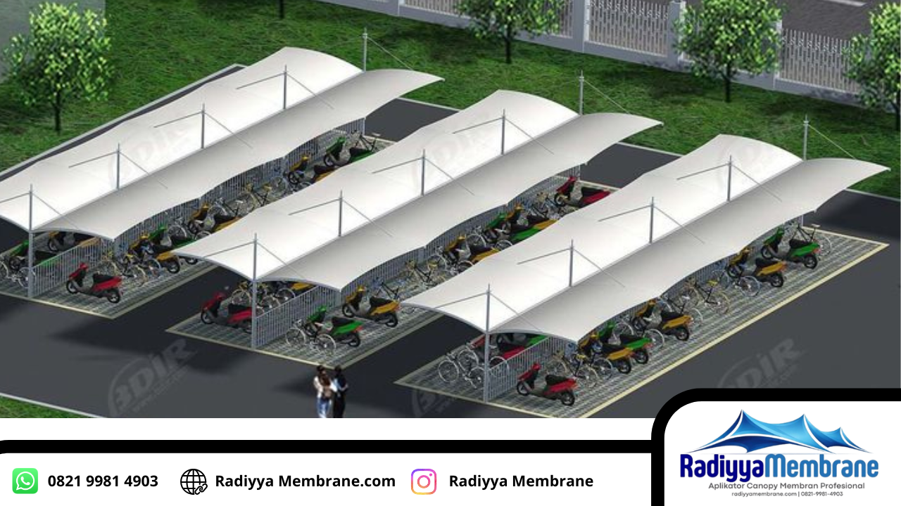  Kanopi Membrane Bekasi parkiran
