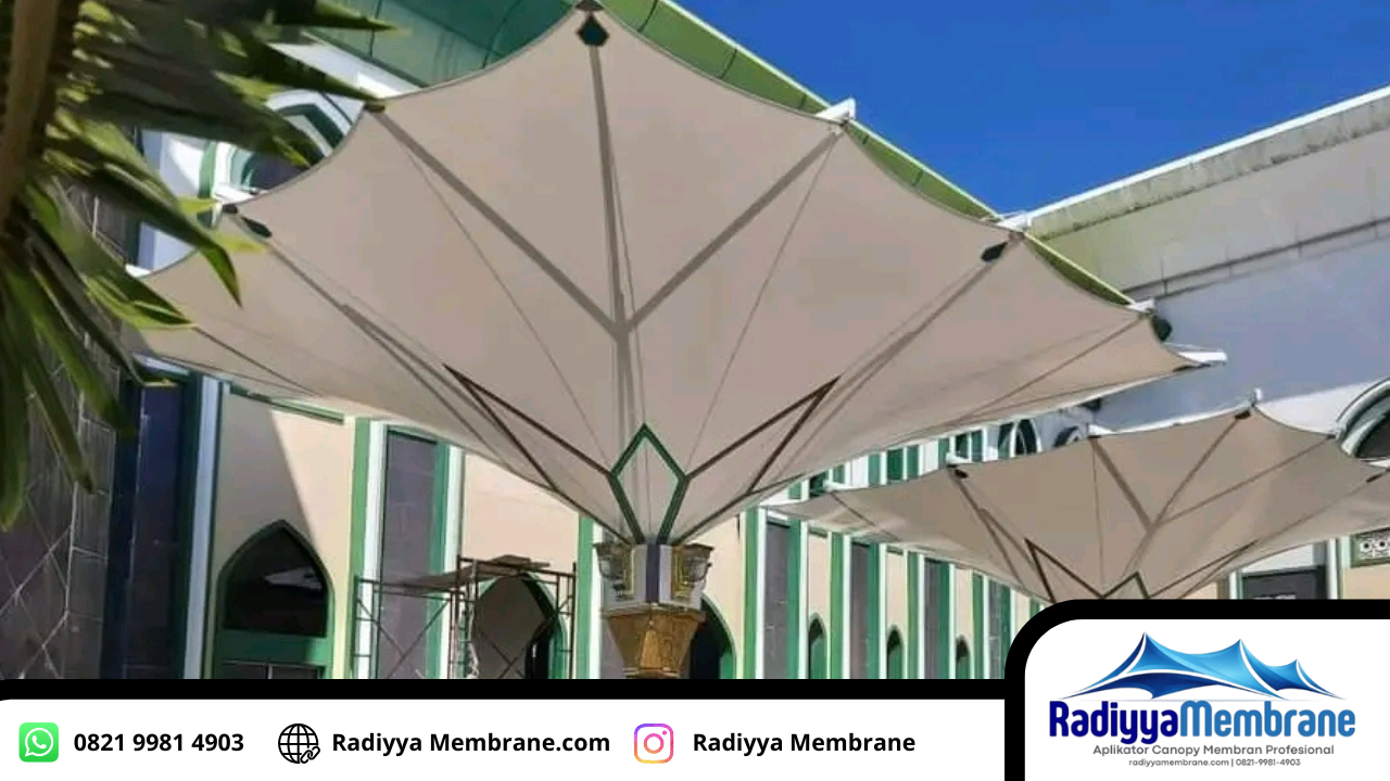 Tenda Membrane Masjid Bogor 3