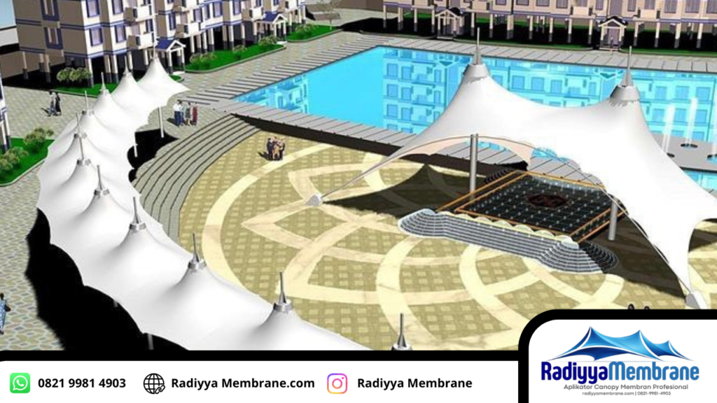 Solusi Kanopi Membran Modern dengan Desain Custom