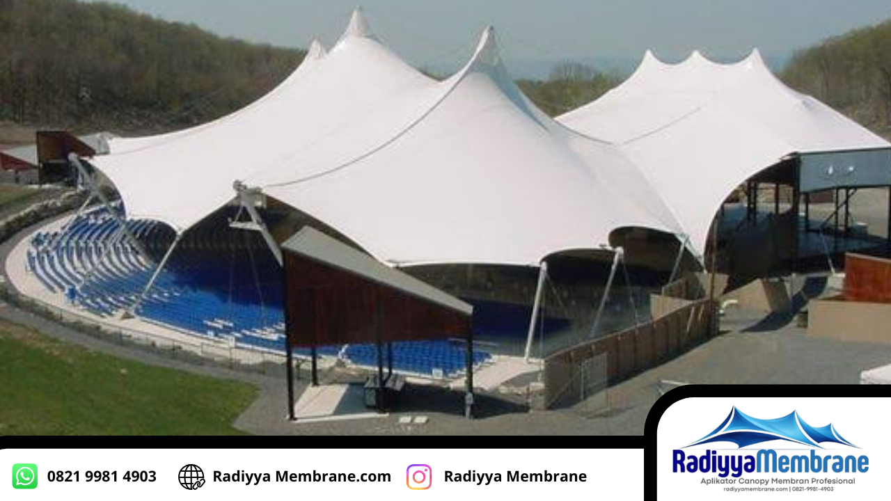 Kanopi Membran Kolam Renang 1