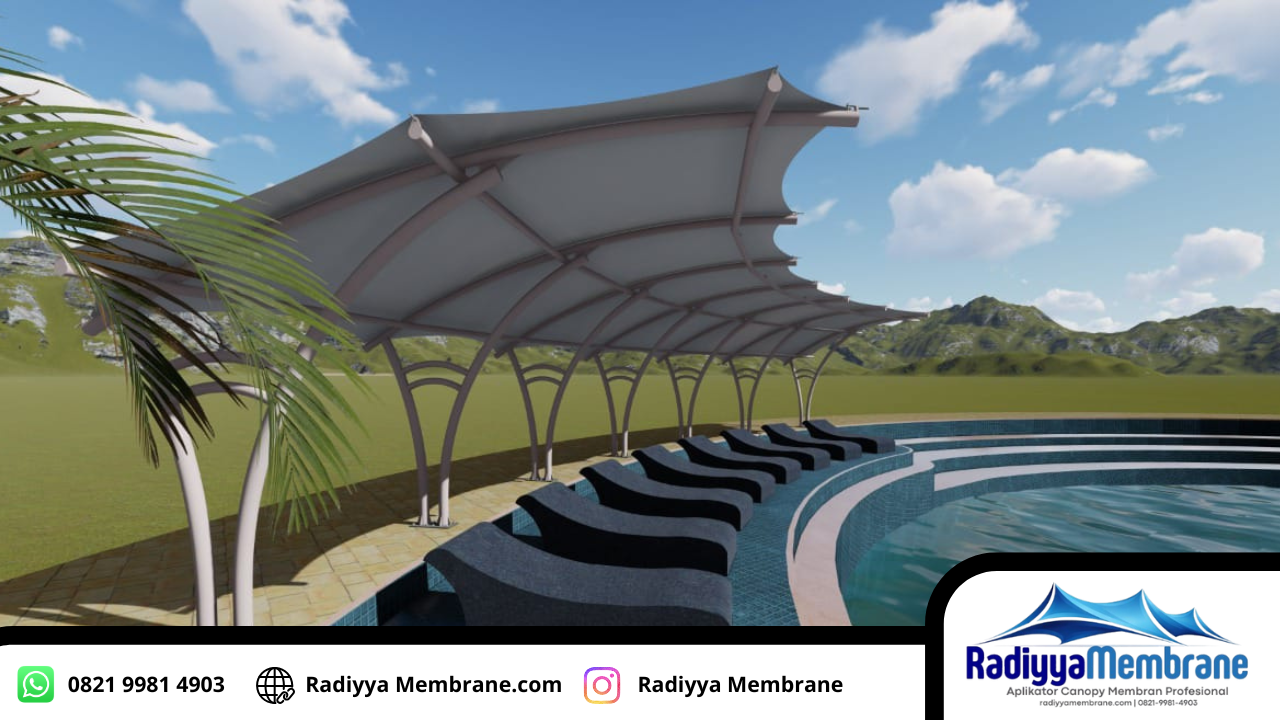 kanopi Membran Tangerang desain custom profesional
