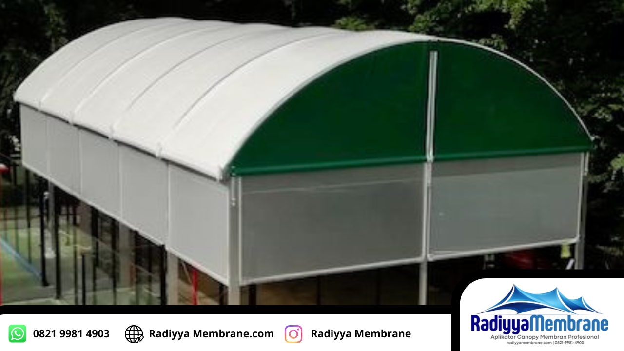 Kanopi Membrane Lapang Padel Solo