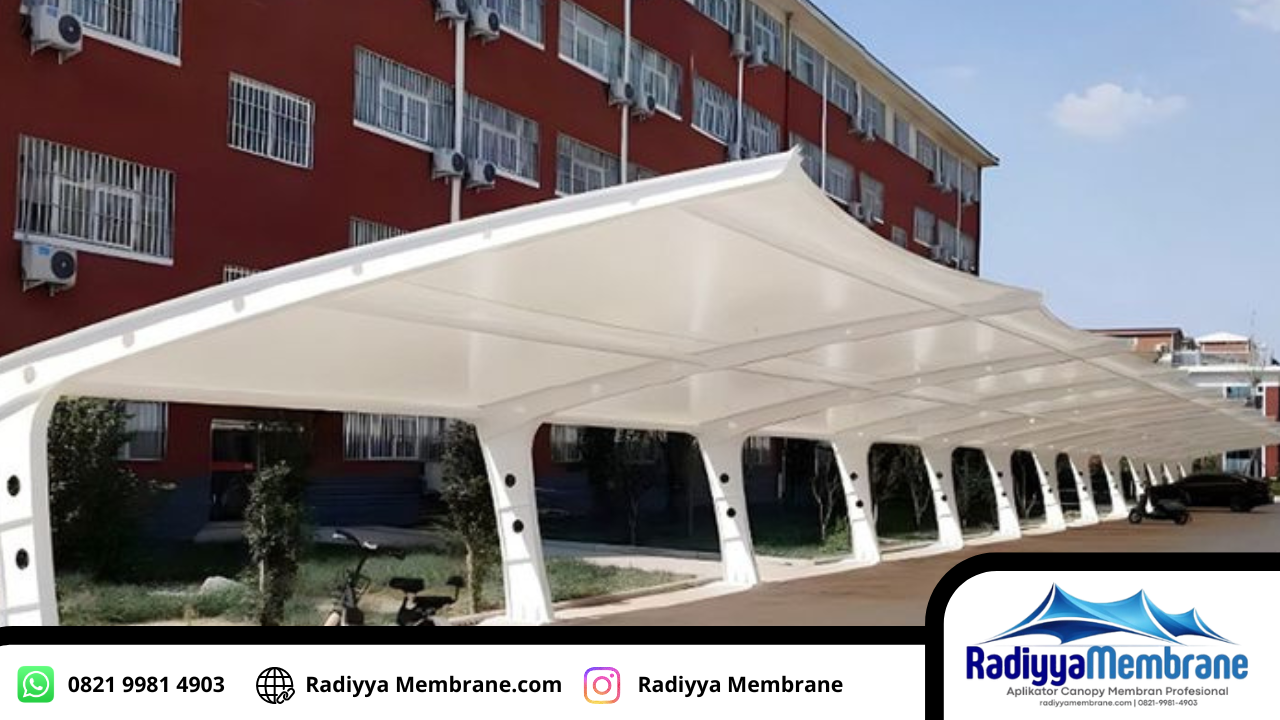 Jasa pasang kanopi membrane profesional oleh Radiyya Membrane