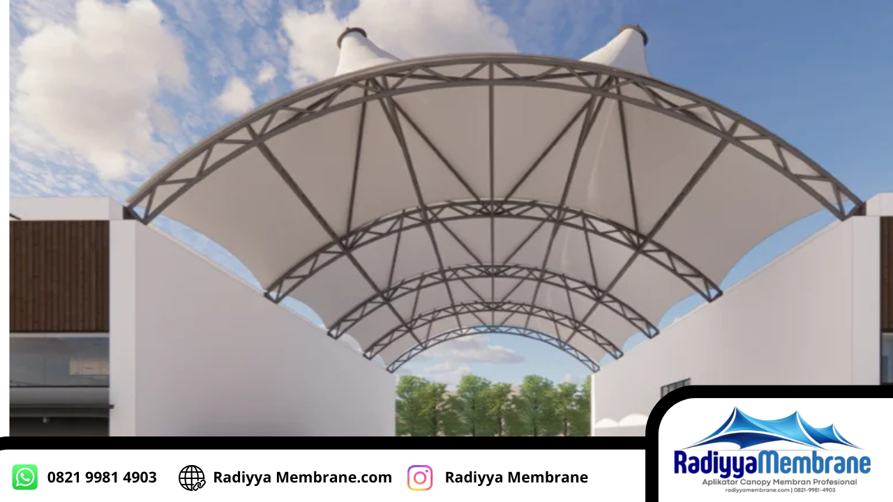 Pasang Kanopi Membrane - Area Kafe & Usaha