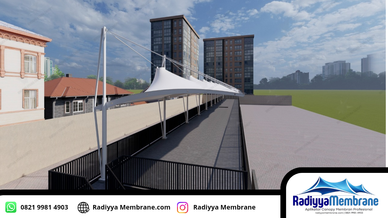 Kanopi Membrane Tanjung Pinang - Teras Rumah