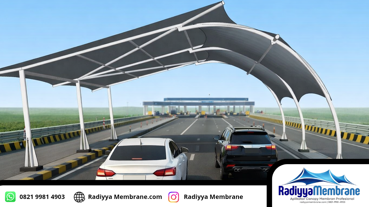 Kanopi Membrane Terminal & Stasiun Jakarta Selatan