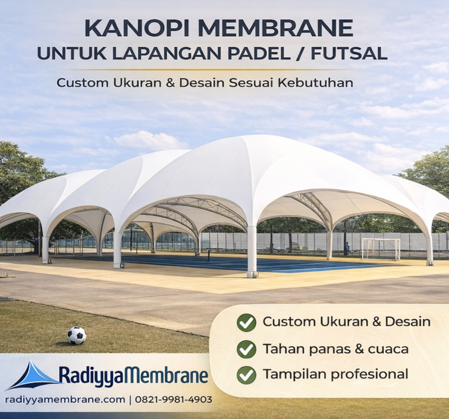 Kanopi Membrane Lamongan - Area Kafe & Usaha