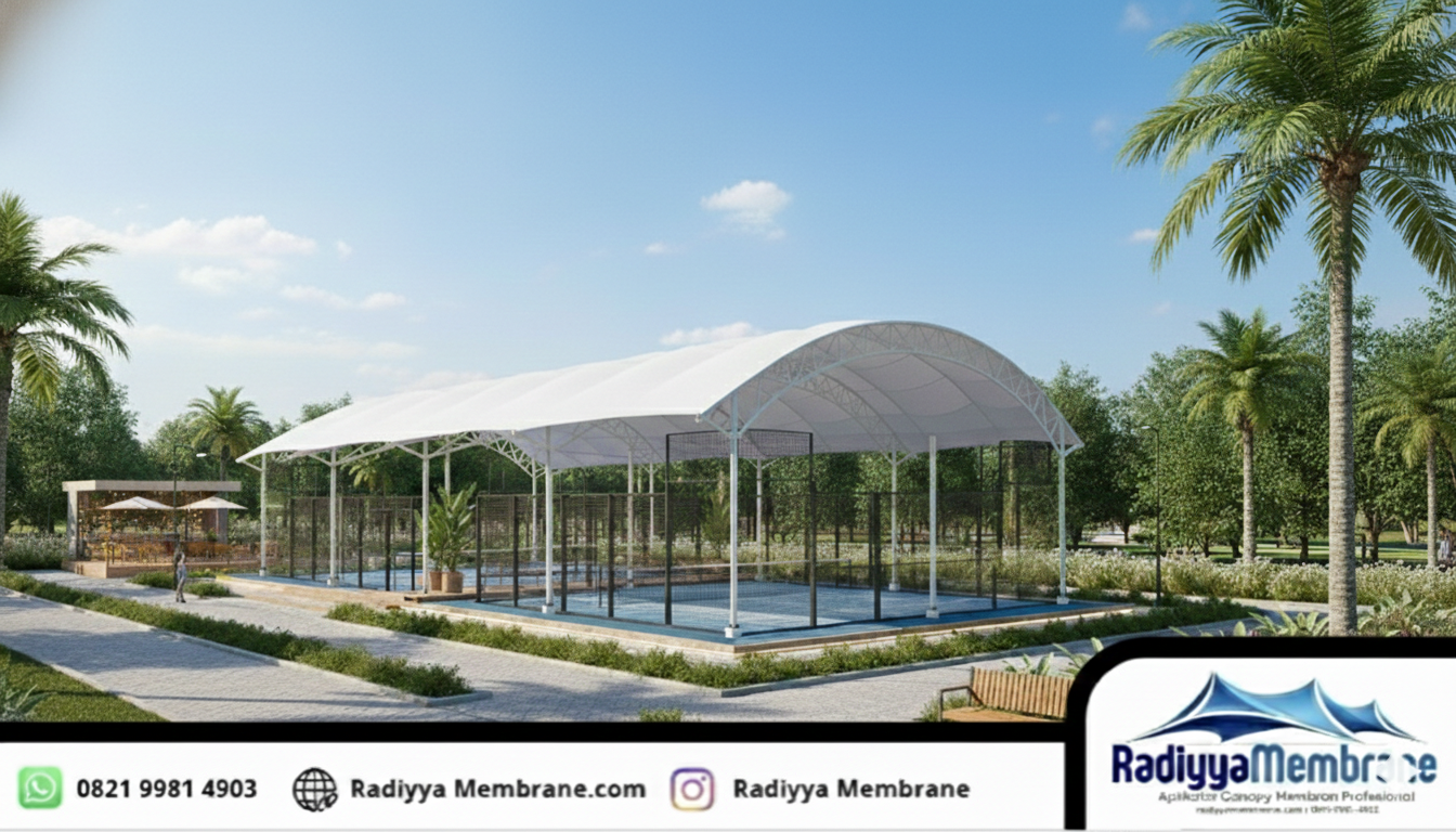Kanopi membran lapangan basket Tangerang profesional
