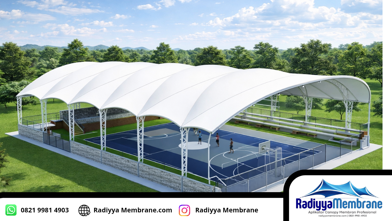 harga kanopi membrane bogor per meter