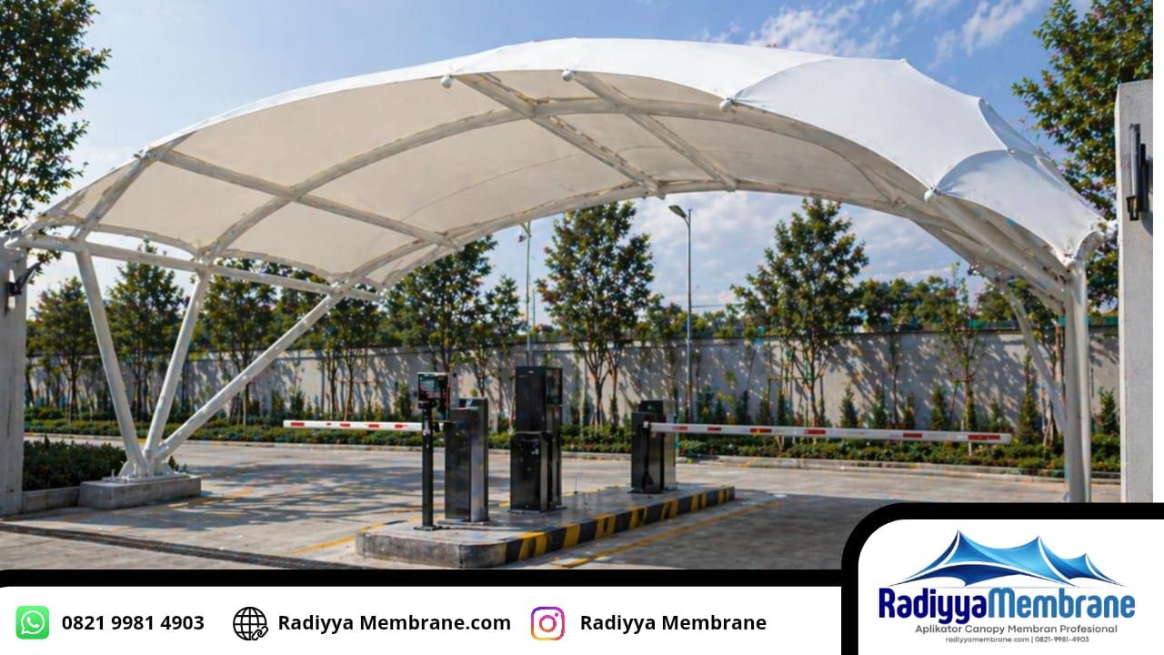 Kanopi Membran Banjar oleh Radiyya Membrane – Tampilan Profesional