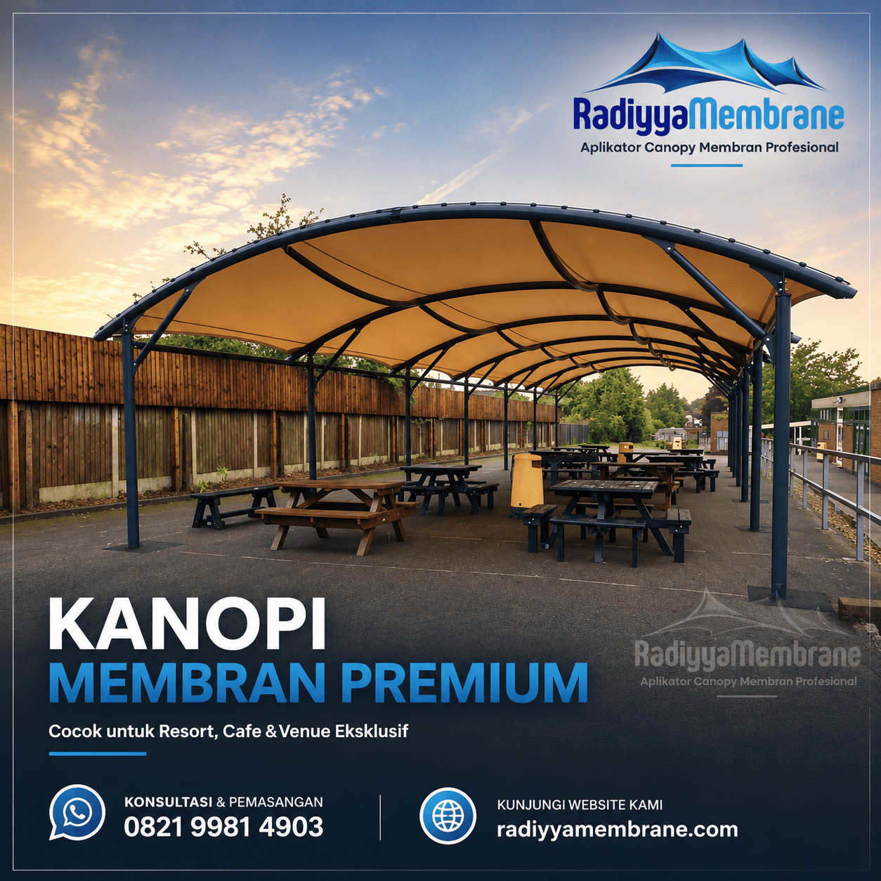 Kanopi Membran Cafe