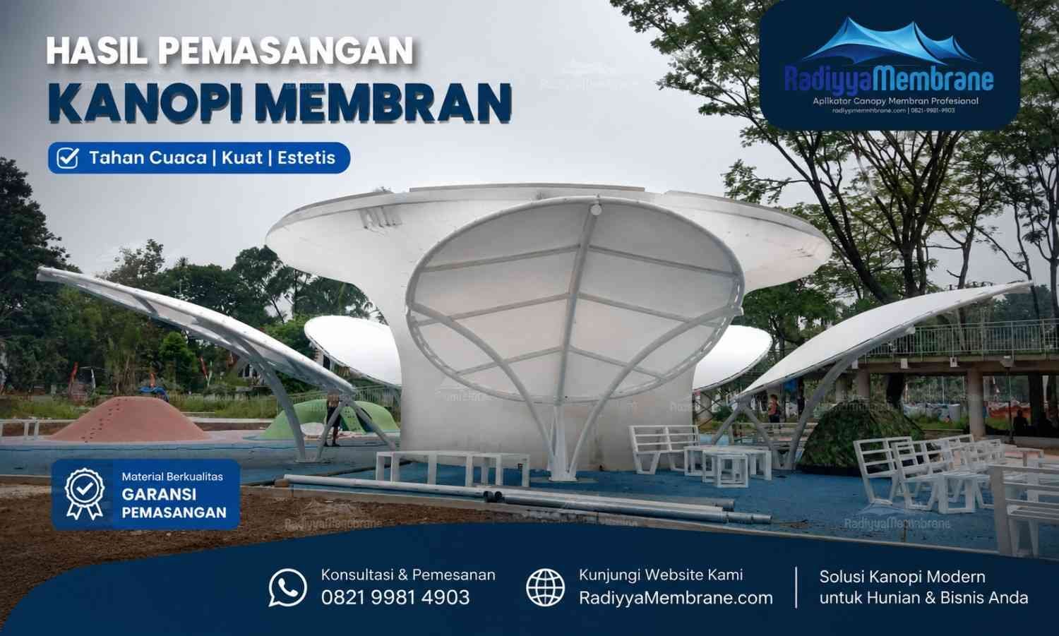 Tips memilih kanopi membran Cianjur berkualitas